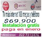 Claro Tv +internet 100 Megas Y Telfono $69900